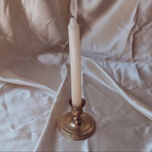 Vintage brass candle holder